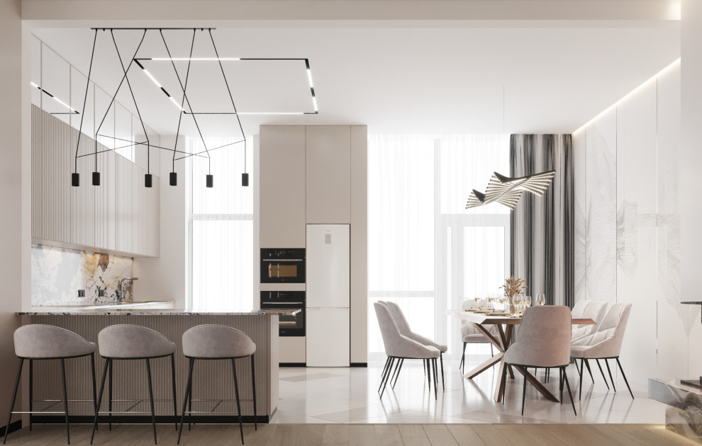 Обложка проекта: Дизайн-проект таунхауса 280м2 ЖК Park Fonte