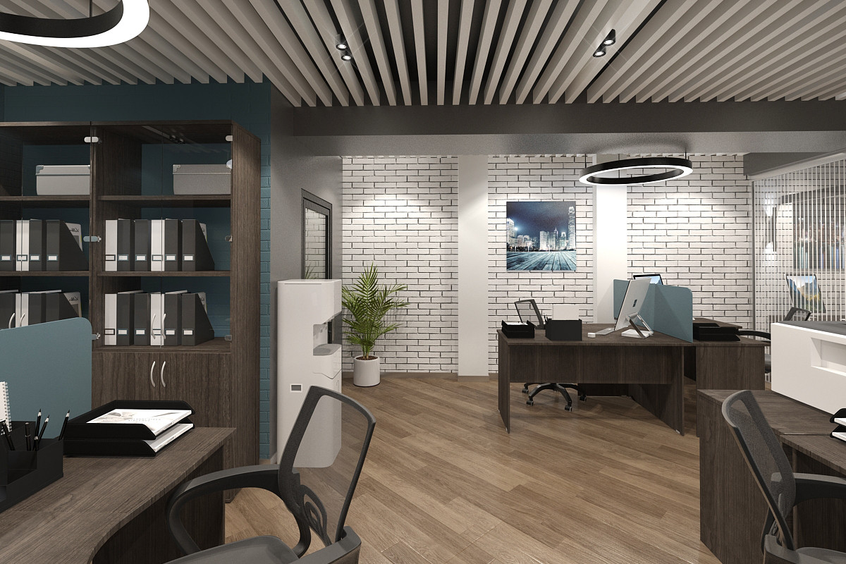 Обложка проекта: Офис в современной стилистике