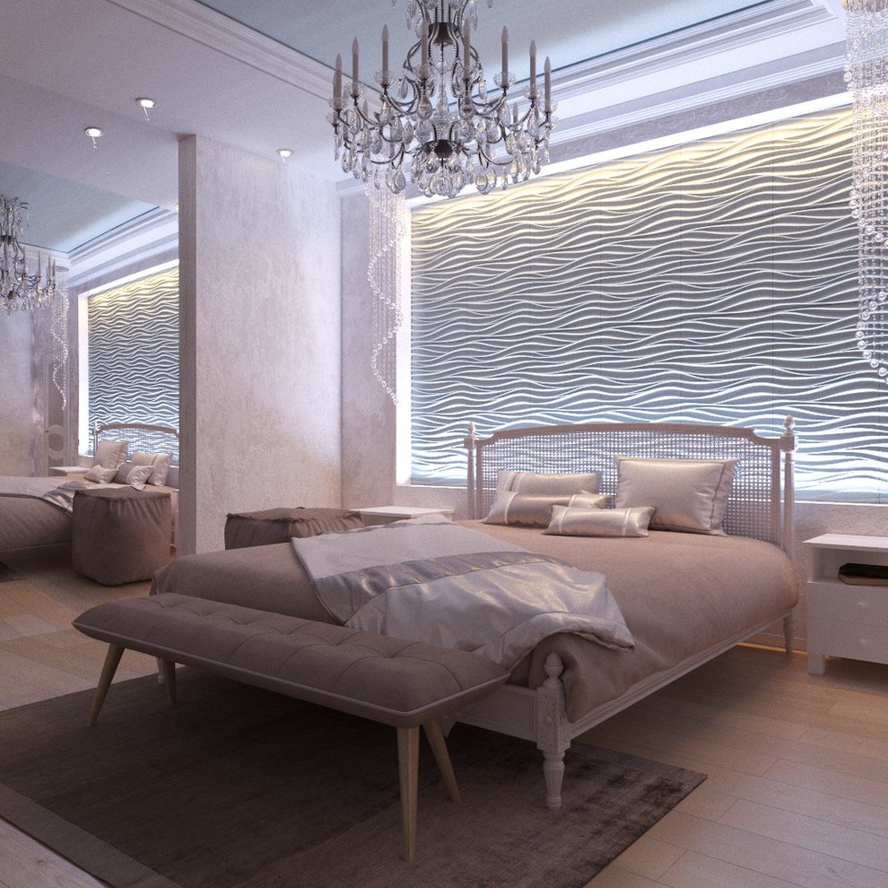 Городская американская классика в квартире 120 м2.