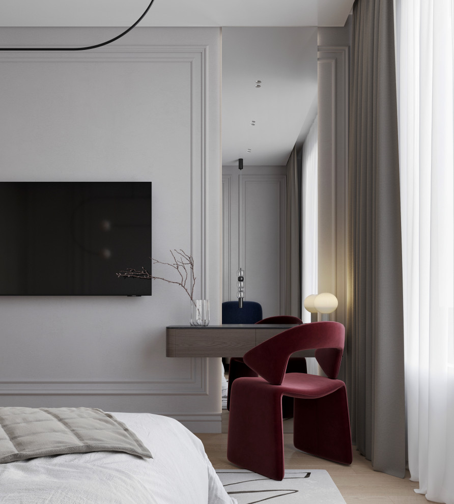 Обложка проекта: Дизайн-проект спальни в ЖК Измайловский