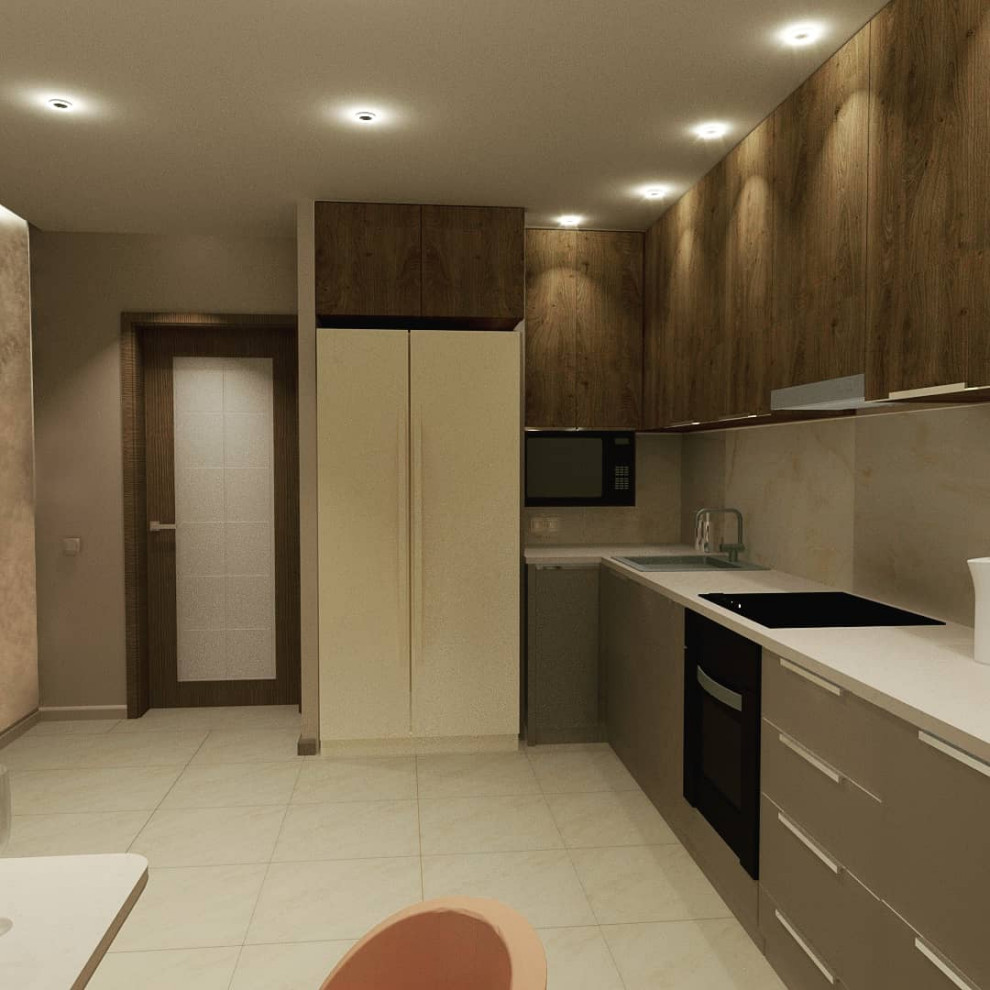 Дизайн-проект квартиры 83 м.кв.,в современном стиле.