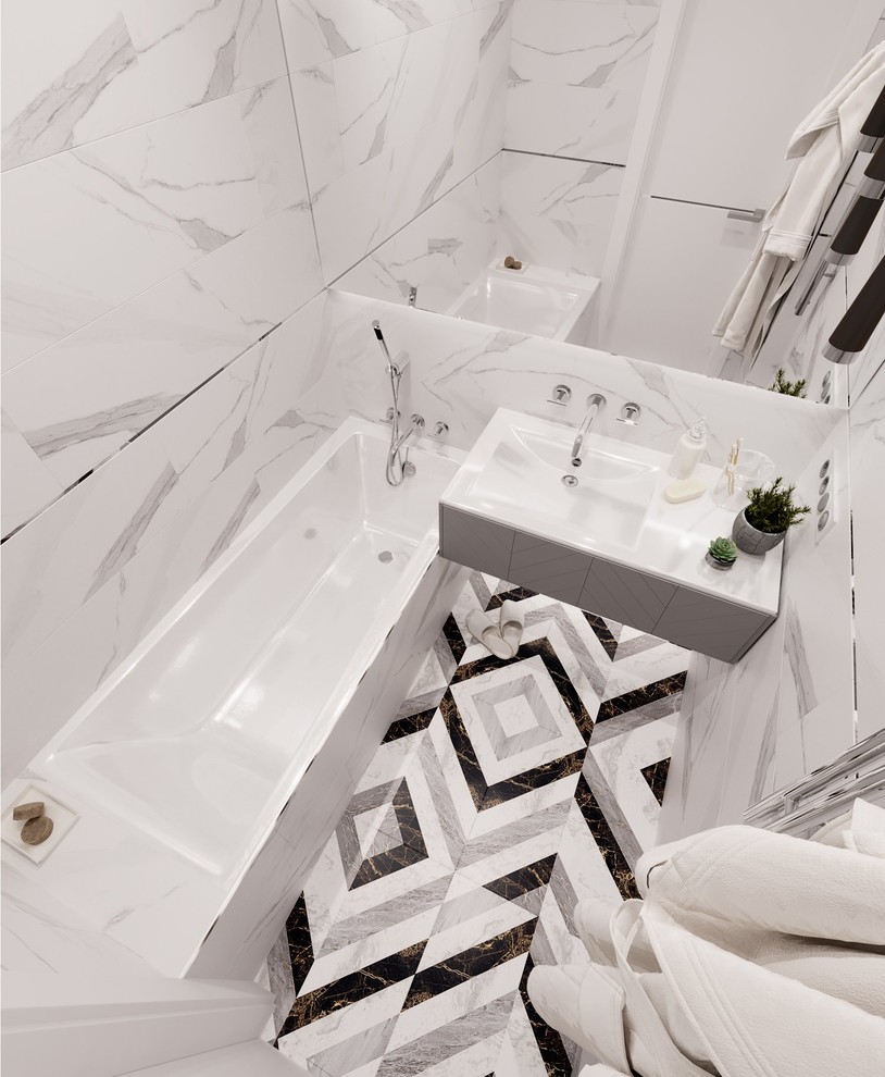 Дизайн-проект однокомнатной квартиры для молодой девушки . Казань .2018