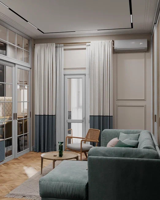 Ремонт квартиры на первом этаже с двумя балконами