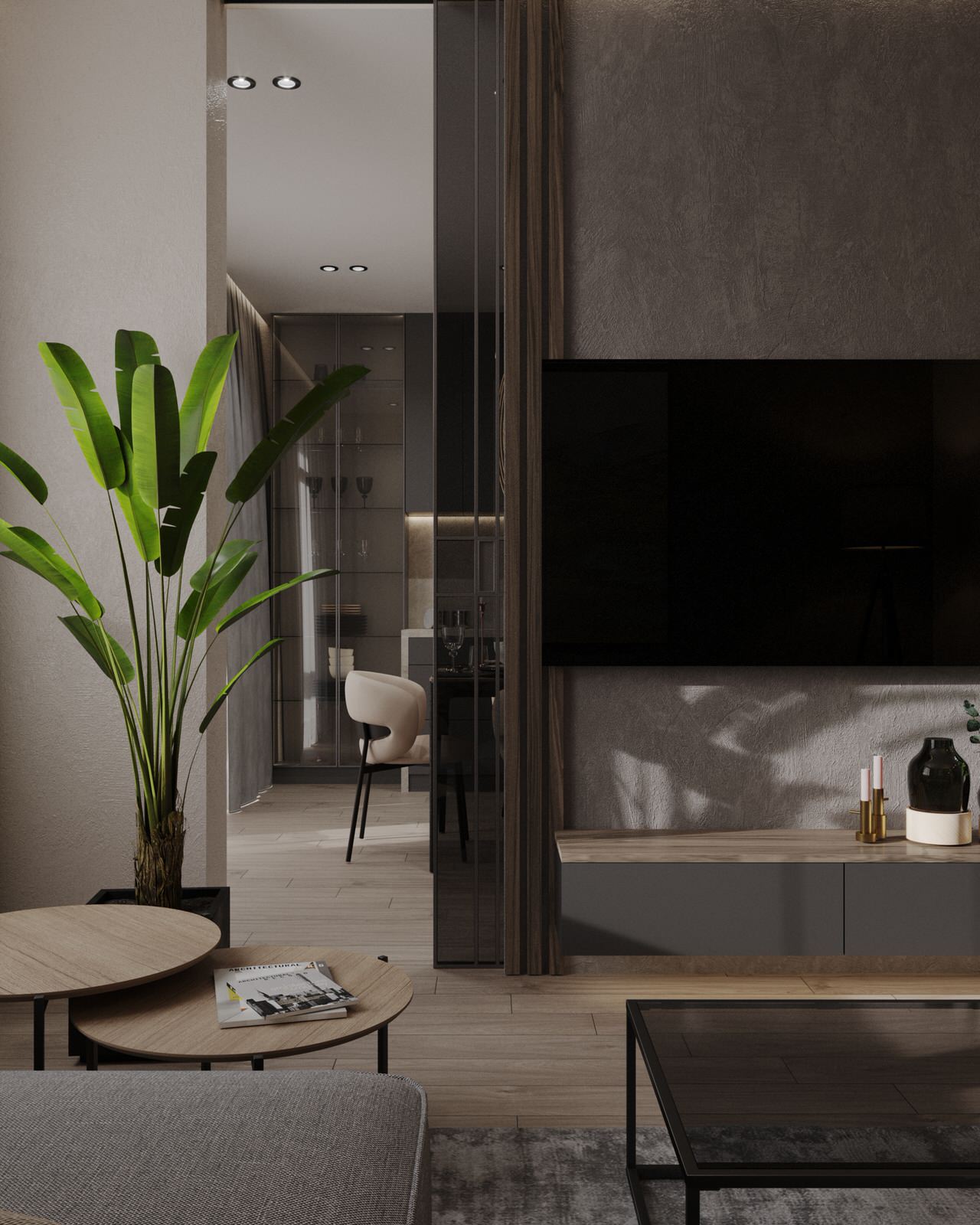 Двухкомнатная квартира с современным дизайном