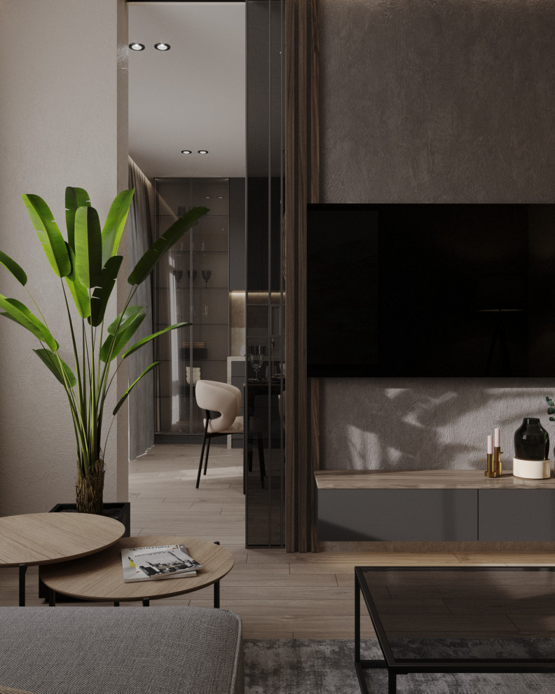 Двухкомнатная квартира с современным дизайном