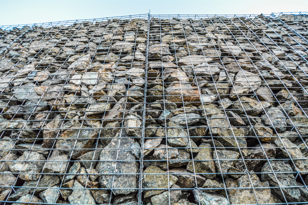 Забор из габиона