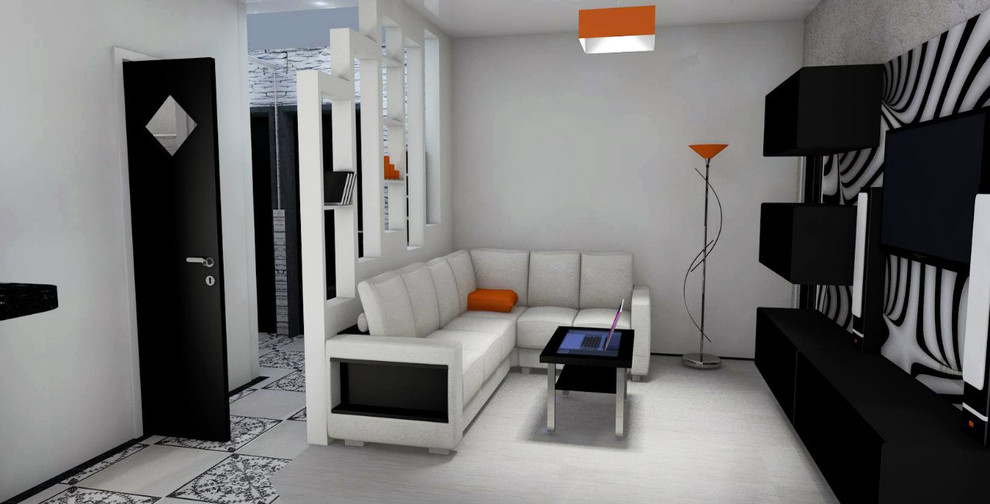 Обложка проекта: Дизайн-проект квартиры 40кв.м., перепланировка.