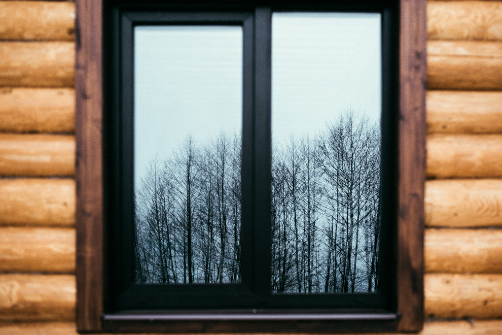 Гостевой дом-баня из тёсанного бревна