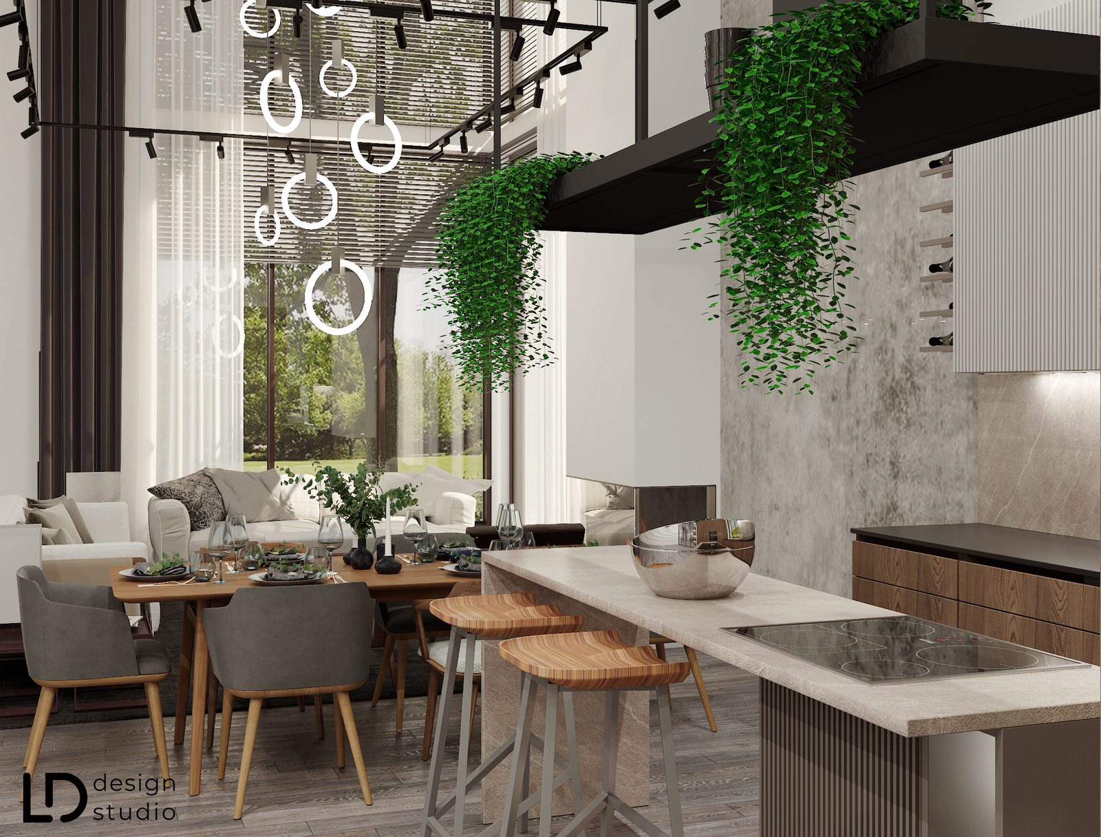 Кухня-гостиная