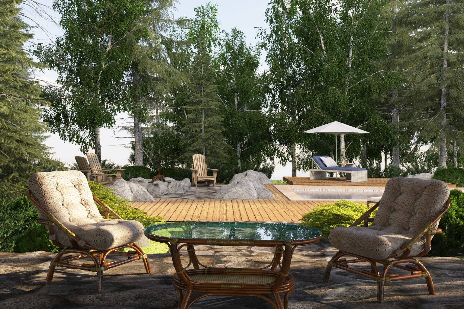 Сад Панорама природы.