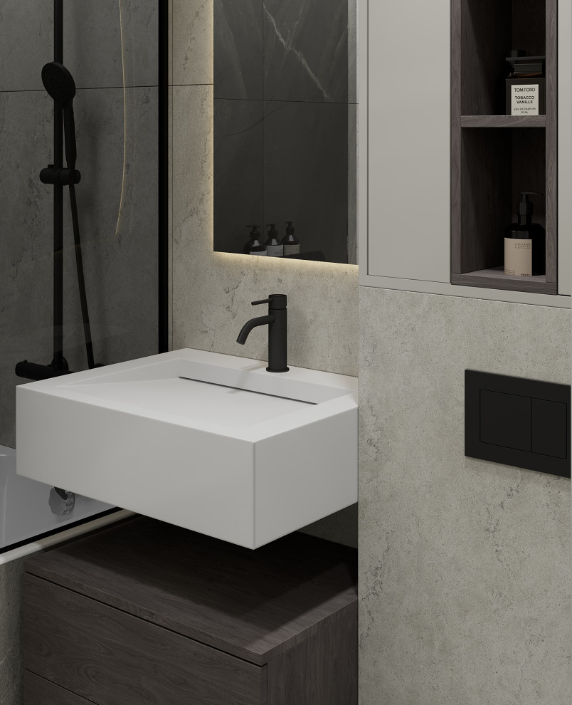 Дизайн-проект квартиры в современном стиле для молодой яркой пары