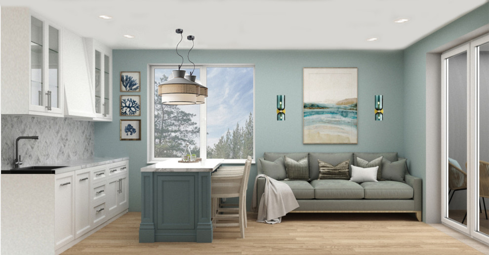 Обложка проекта: Голубая гостиная