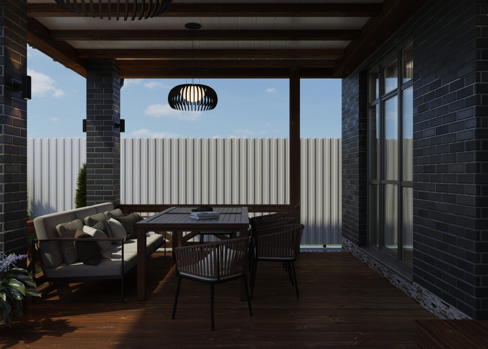 Обложка проекта: Задний двор частного дома, г. Ростов-на-Дону, ул. Осипенко