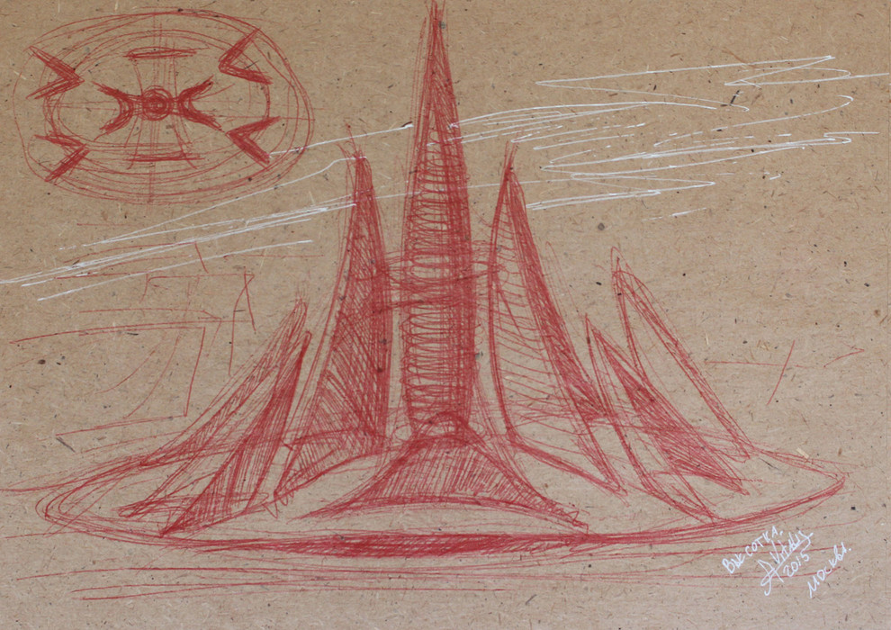 Размышление с карандашом - высотные здания