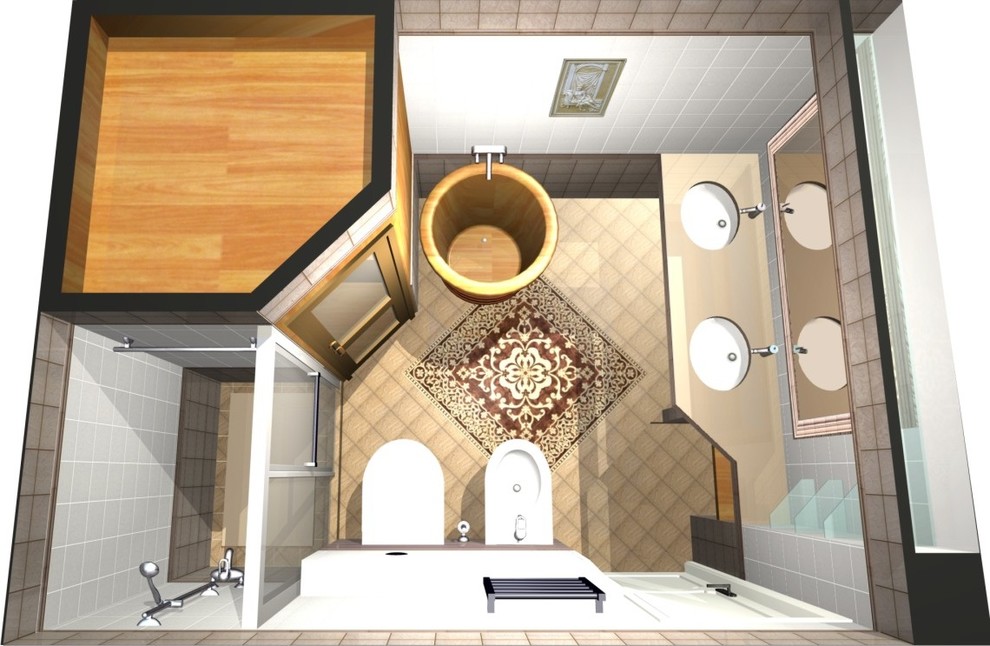 Дизайн интерьера квартиры в жилом комплексе "Триумф" г. Алматы