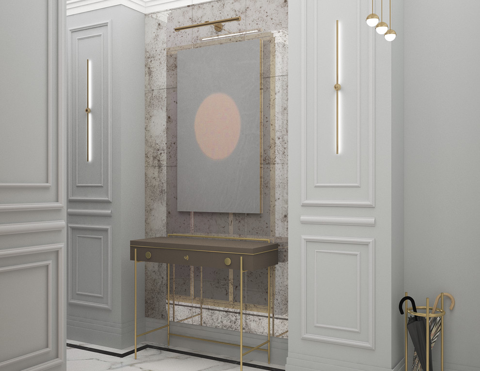 2-ух комнатная квартира в стиле Контемпорари. Холл