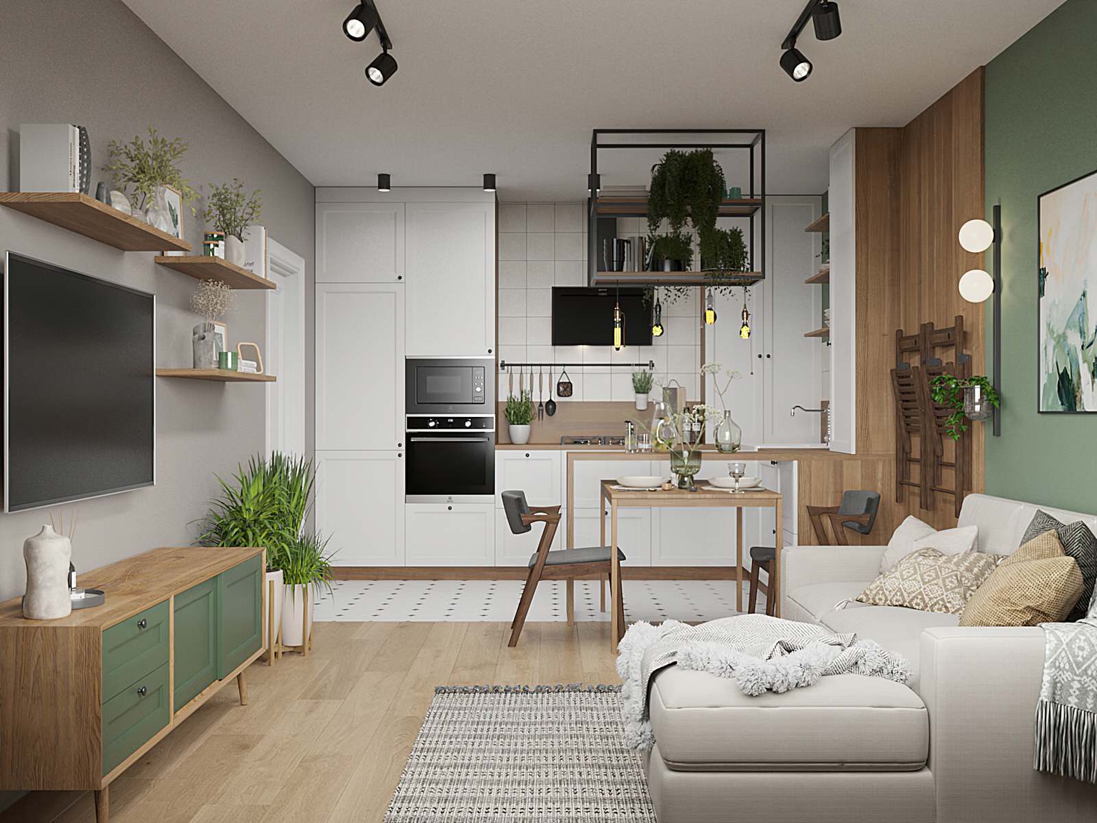 Дизайн однокомнатной квартиры