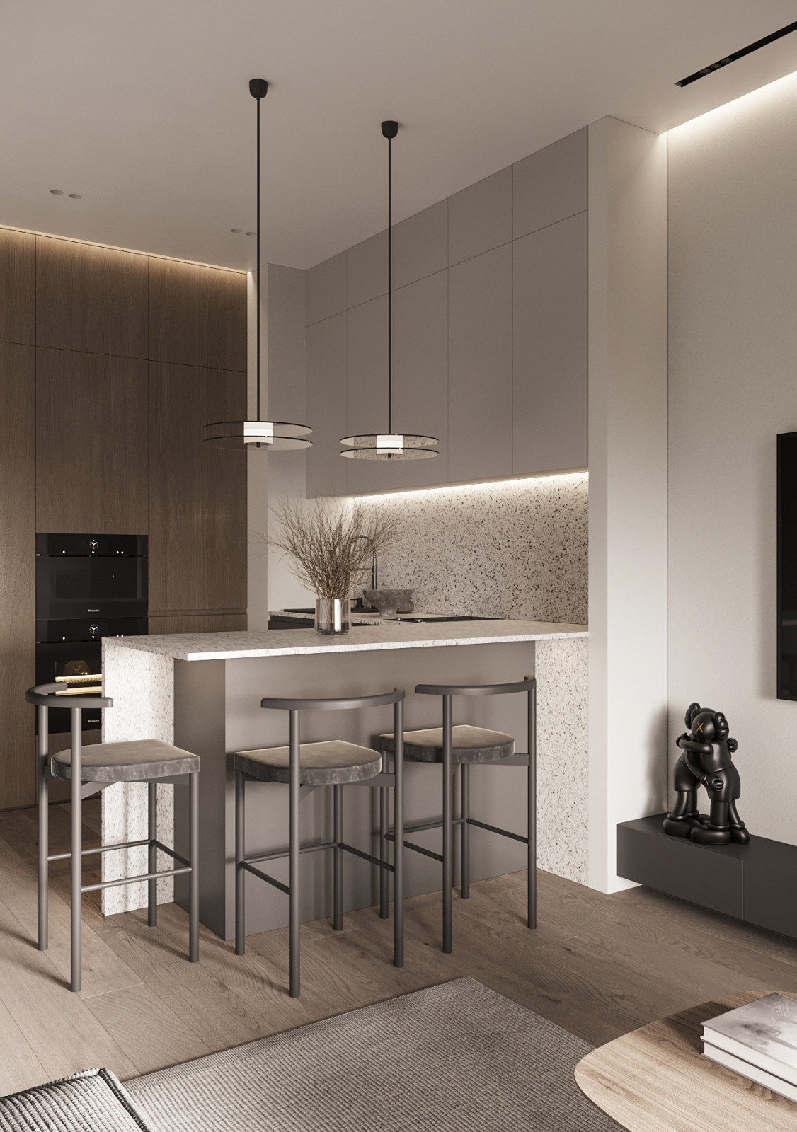 ЖК "Wellton Towers" 43м2., проект 2023г.
