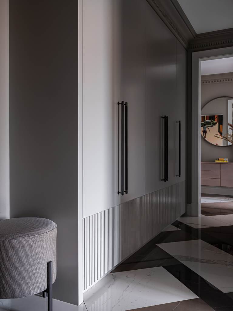 Обложка проекта: Московская квартира с английским акцентом в ЖК "Суббота"