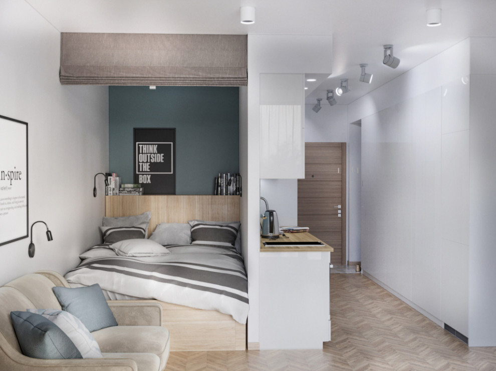 Обложка проекта: Квартира-студия в ЖК Лайнер