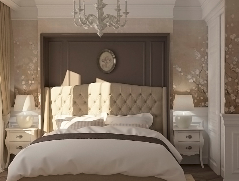 Спальня в классическом стиле