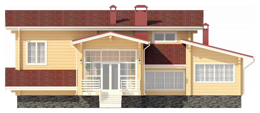 Дом из клееного бруса | Пегас 163