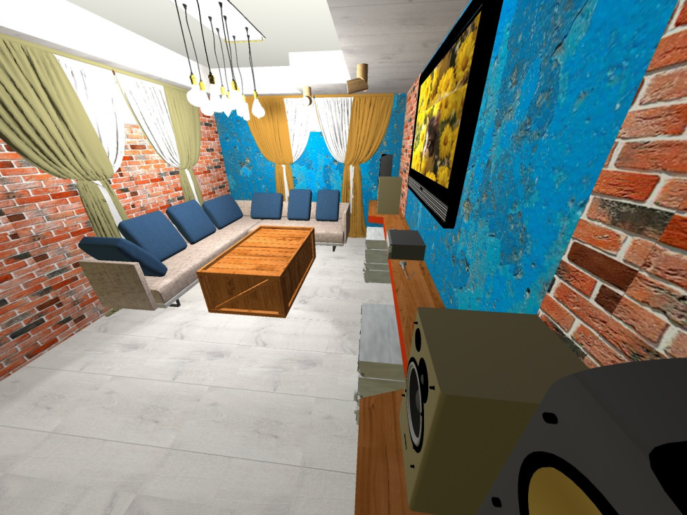 Отдыха в частном доме на цокольном этаже.