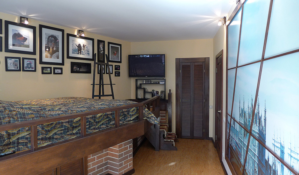 Обложка проекта: "Ностальгия" ___ Спальня. Квартира в Москве, 100 кв.м.