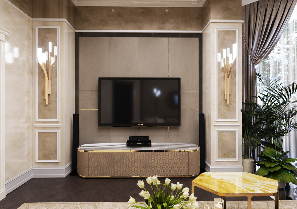 Роскошный интерьер загородного дома