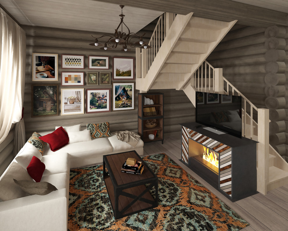 Обложка проекта: Бревенчатый домик