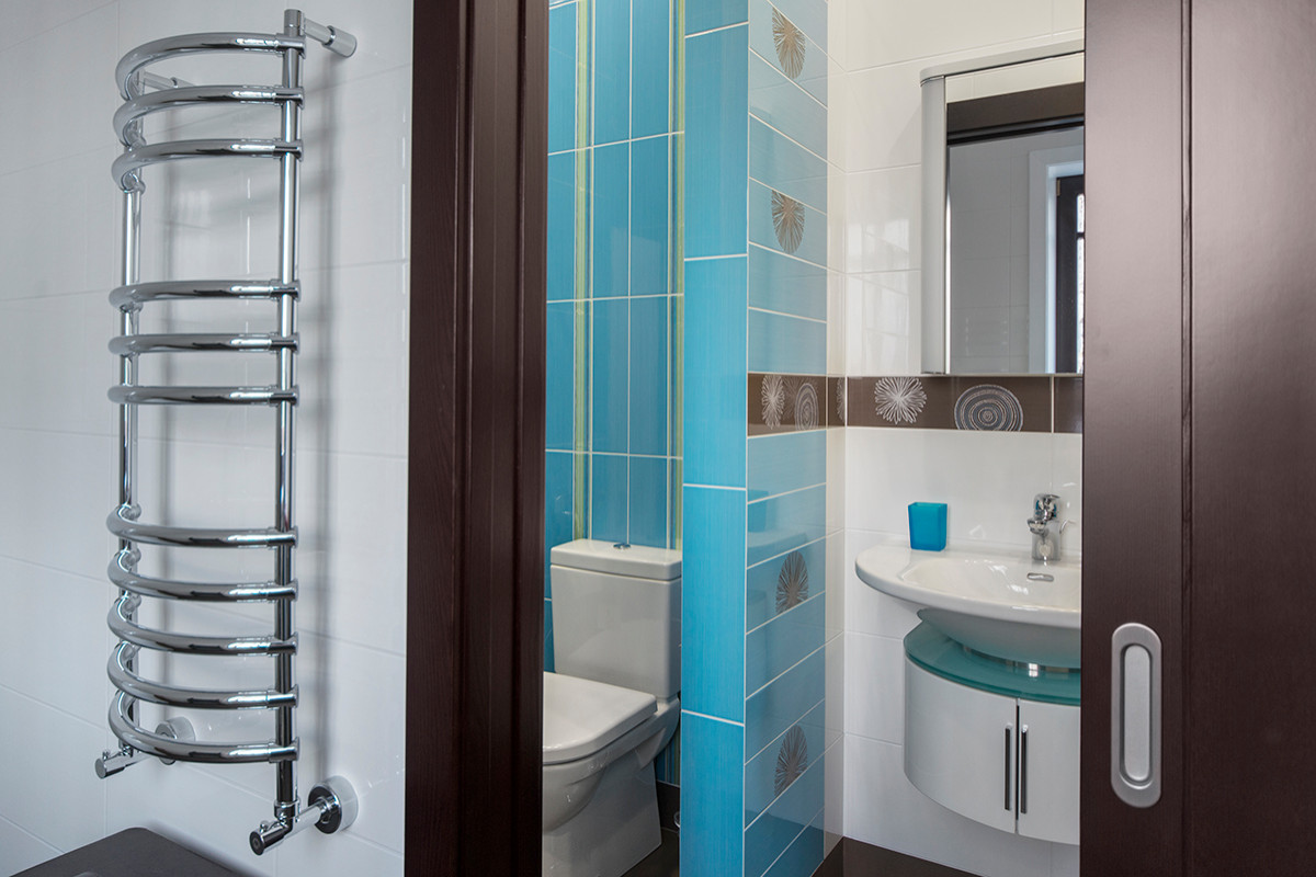 Дом из бруса в поселке Гавриково. Санузлы.