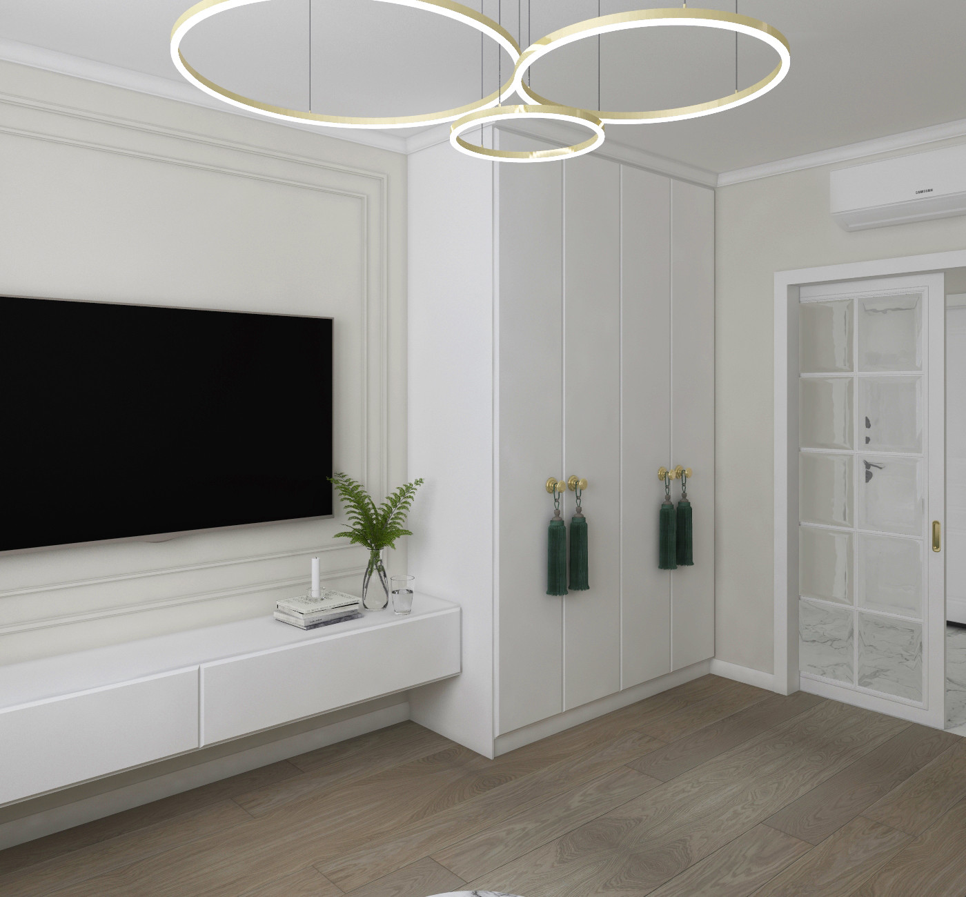 Дизайн квартиры "Золотая линия"