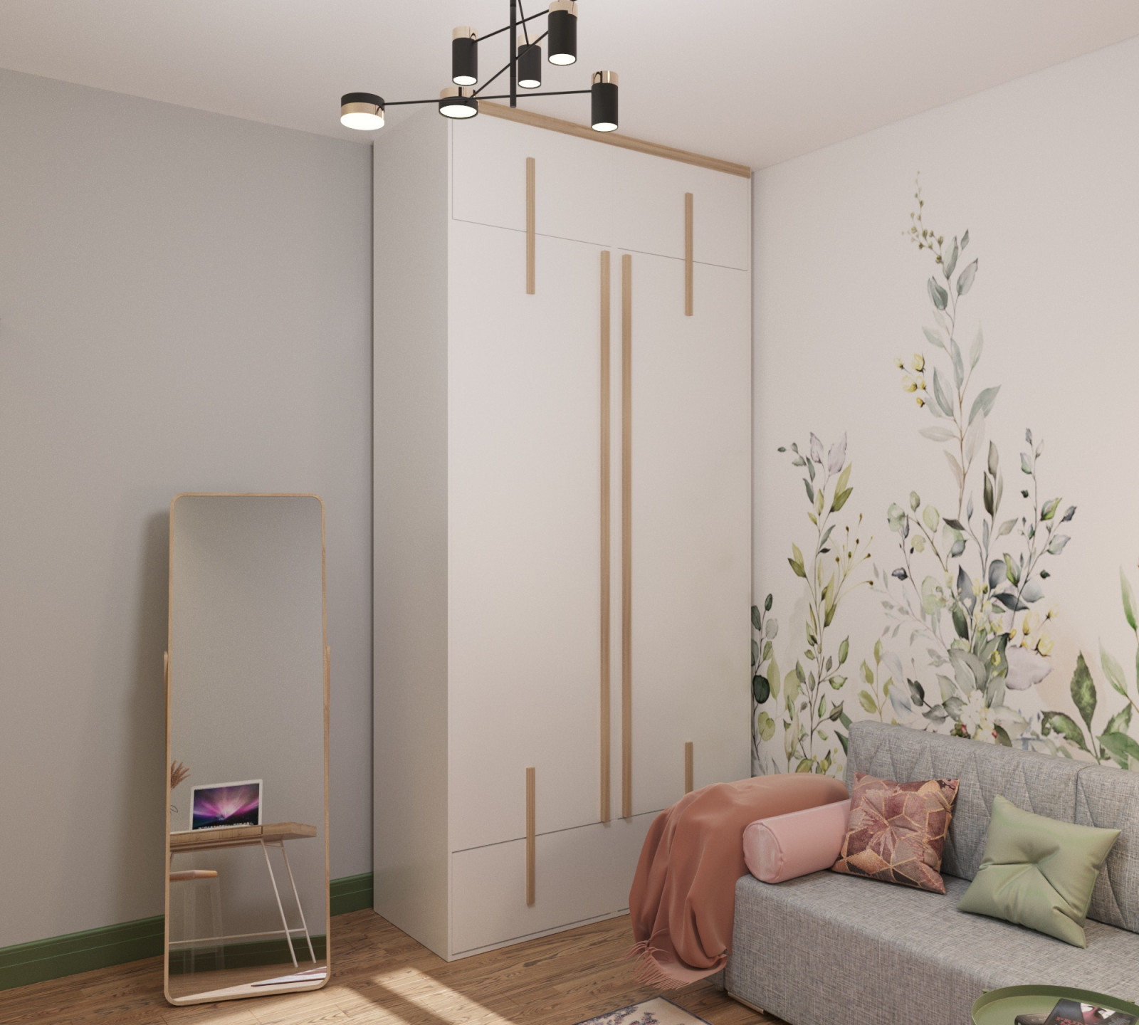 Contemporary two level cottage