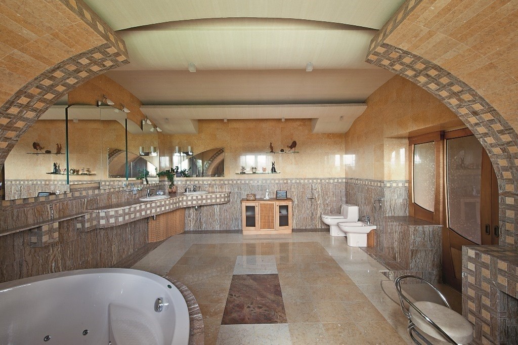 House in front of national park