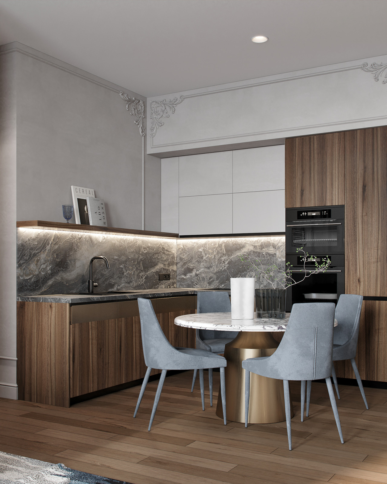 Дизайн кв Moskow Citi