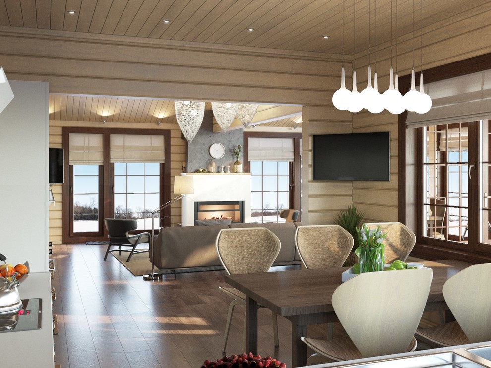 Проект "Современный деревянный дом"