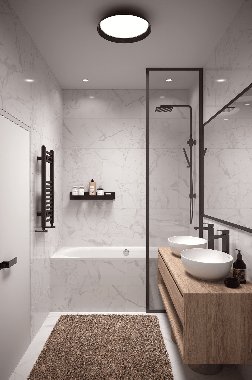 Спальня в скандинавском стиле