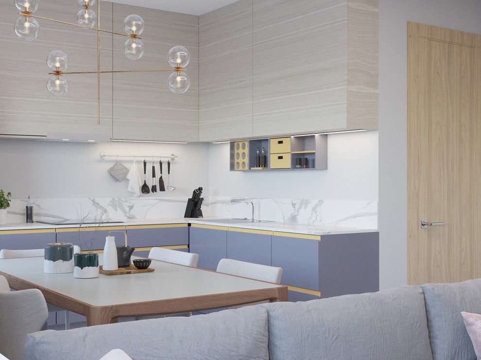 Обложка проекта: 3D Visualization of Kitchen. Design by Modari_design.