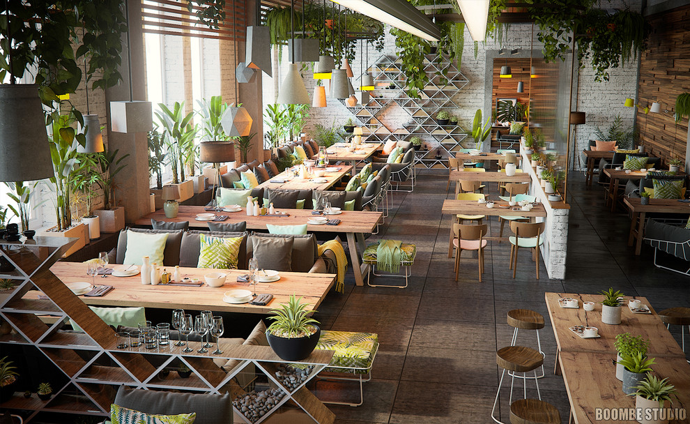 Project of "GARDEN" restaurant in Melbourne