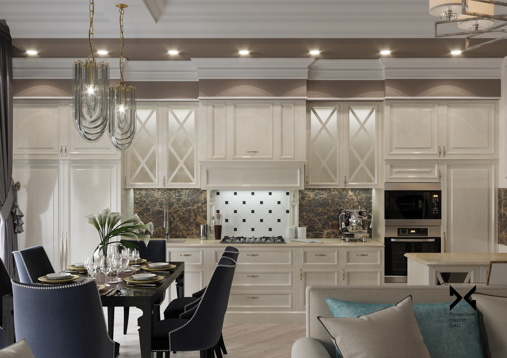 Обложка проекта: Квартира: "Элегантное спокойствие в неоклассическом стиле".