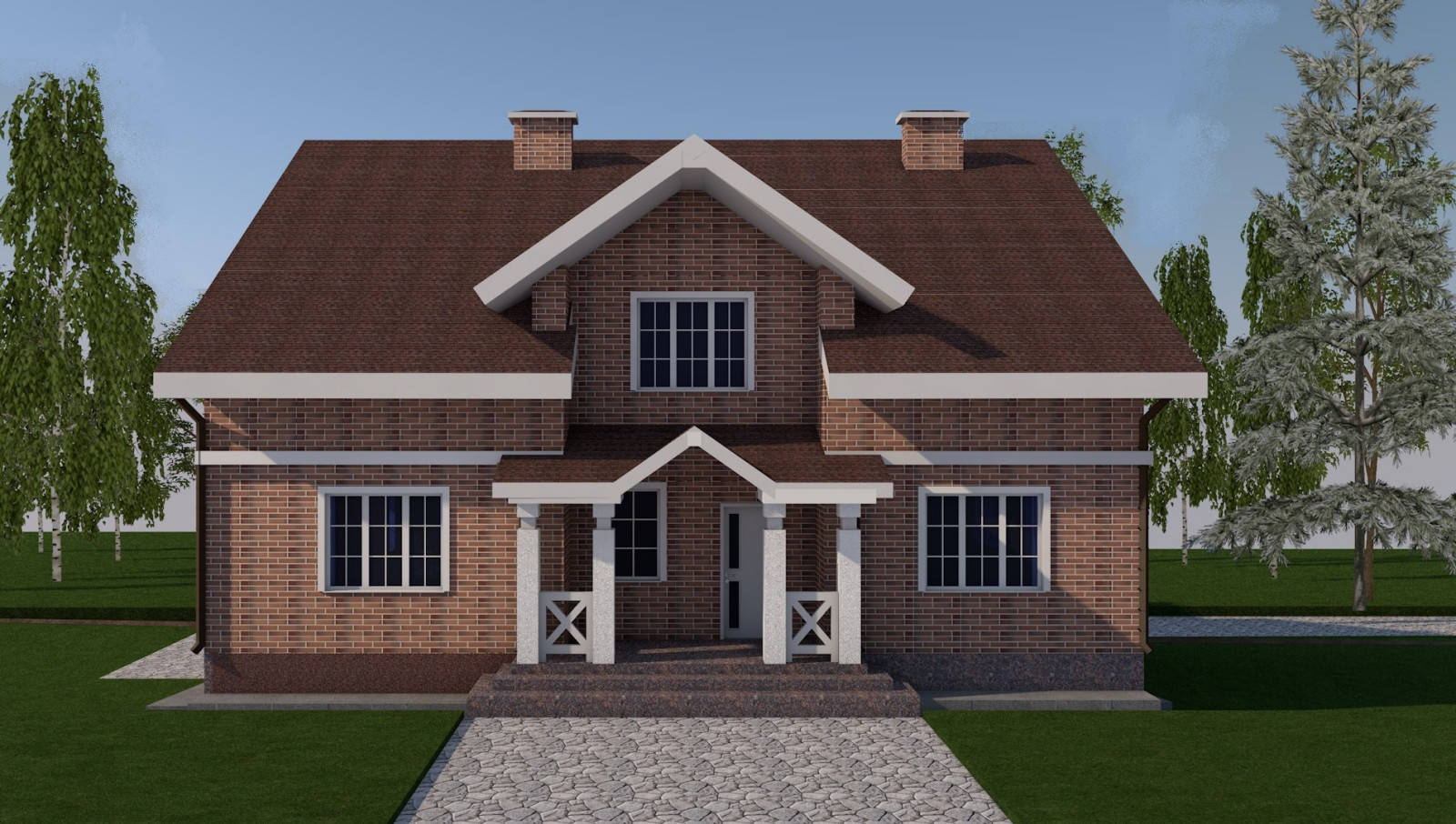 Обложка проекта: Проект дома в викторианском стиле F-110