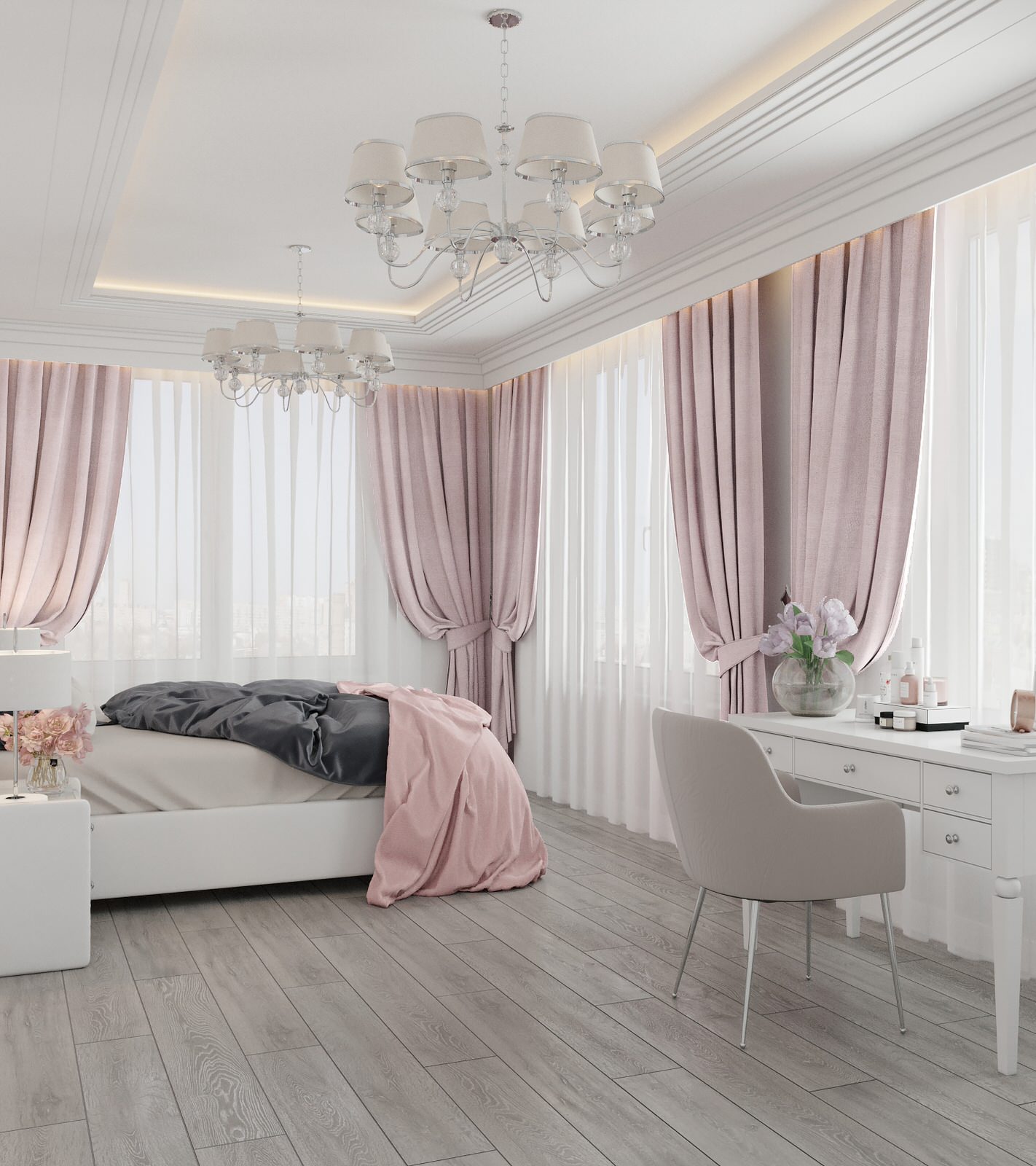 Современный интерьер с элементами классики