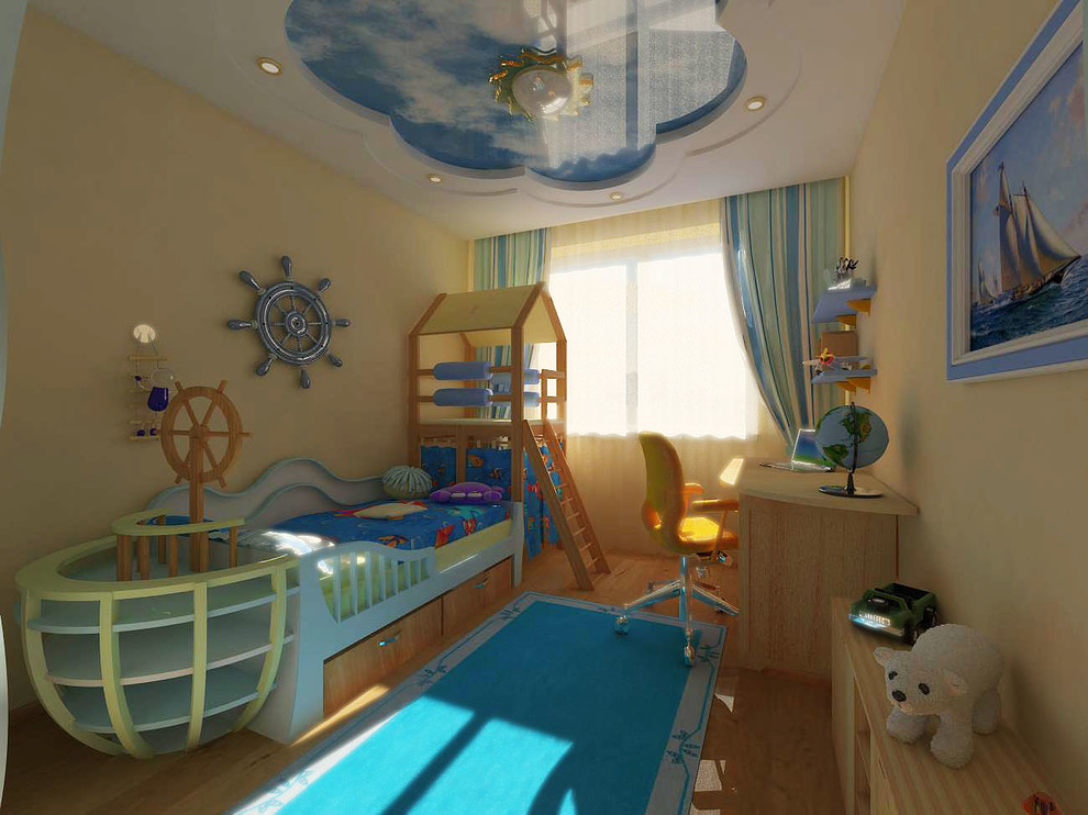 Обложка проекта: Дизайн детской комнаты для мальчика