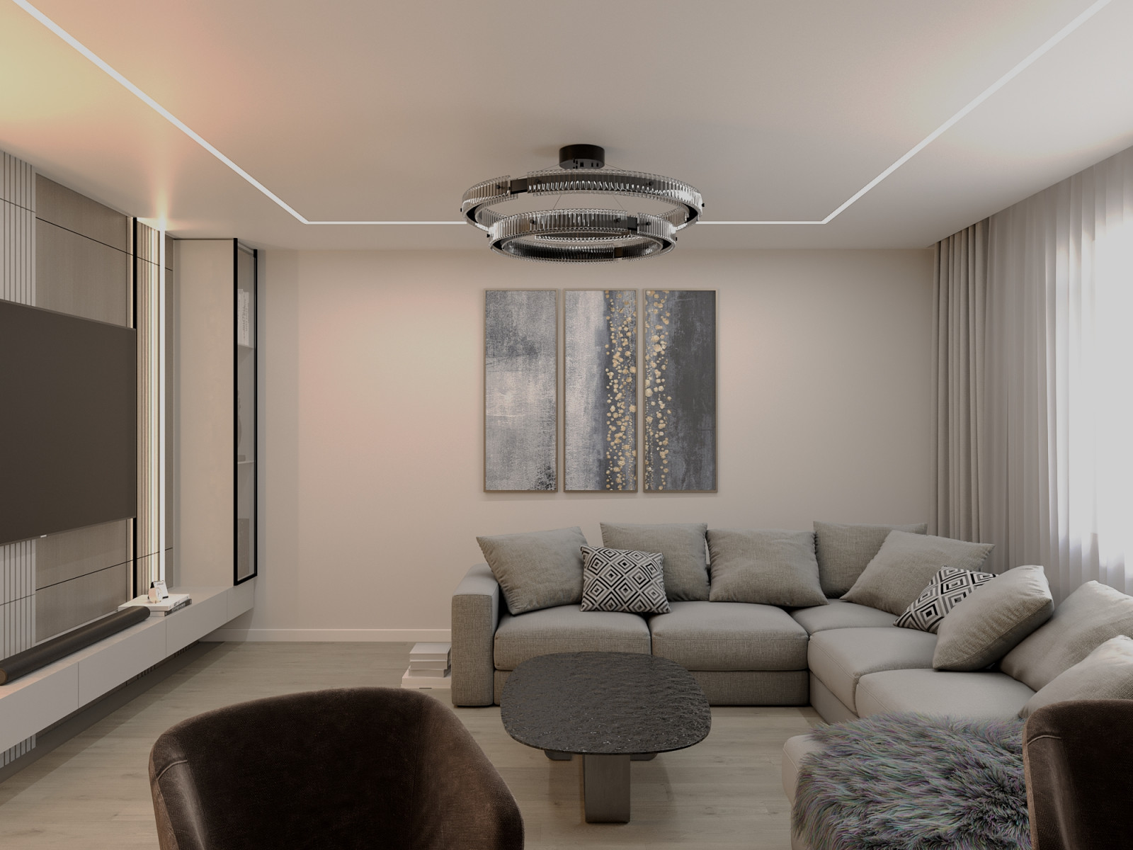 Уютный дом в современном стиле