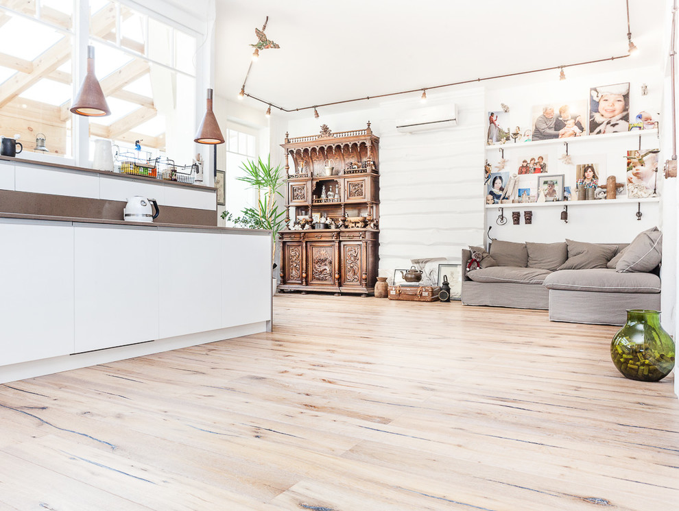 Московская квартира с балконом-мансардой, фотосъемка