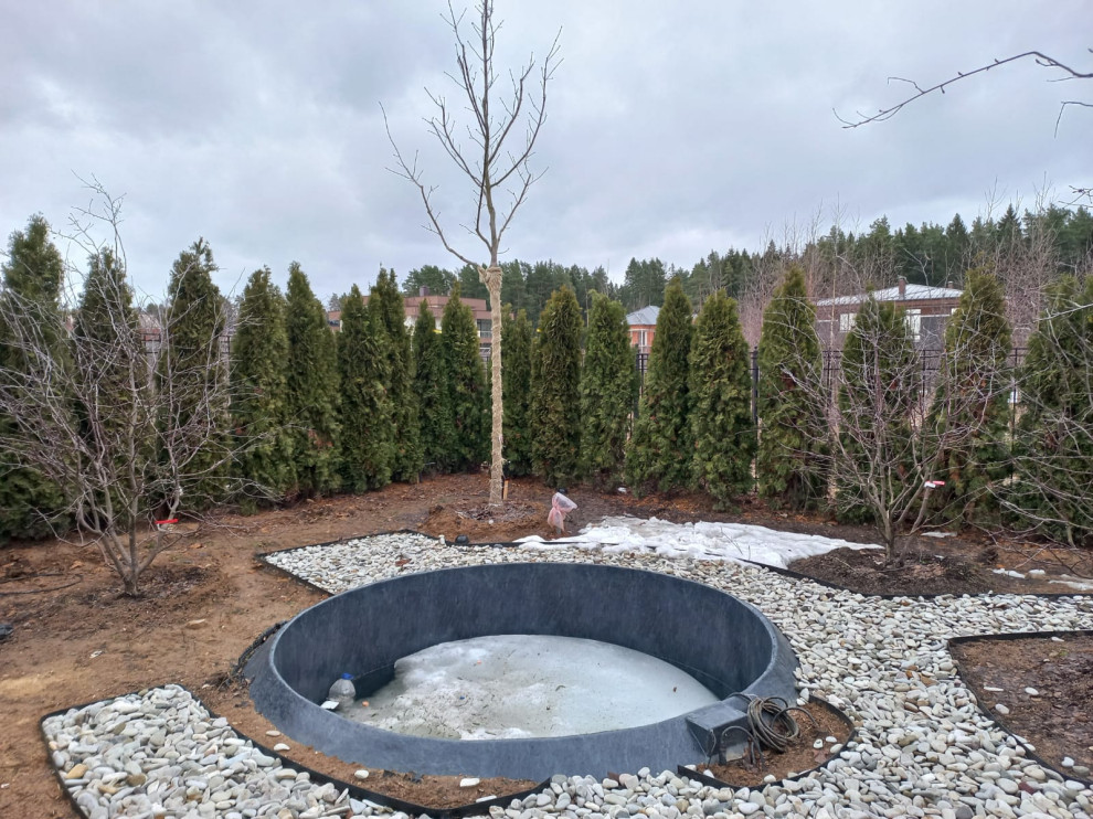 Landscape design of the territory (Moscow region)