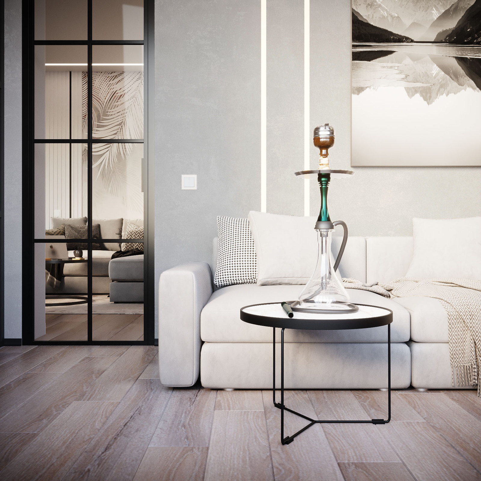 Интерьер трехкомнатной квартиры в стиле Неоклассика