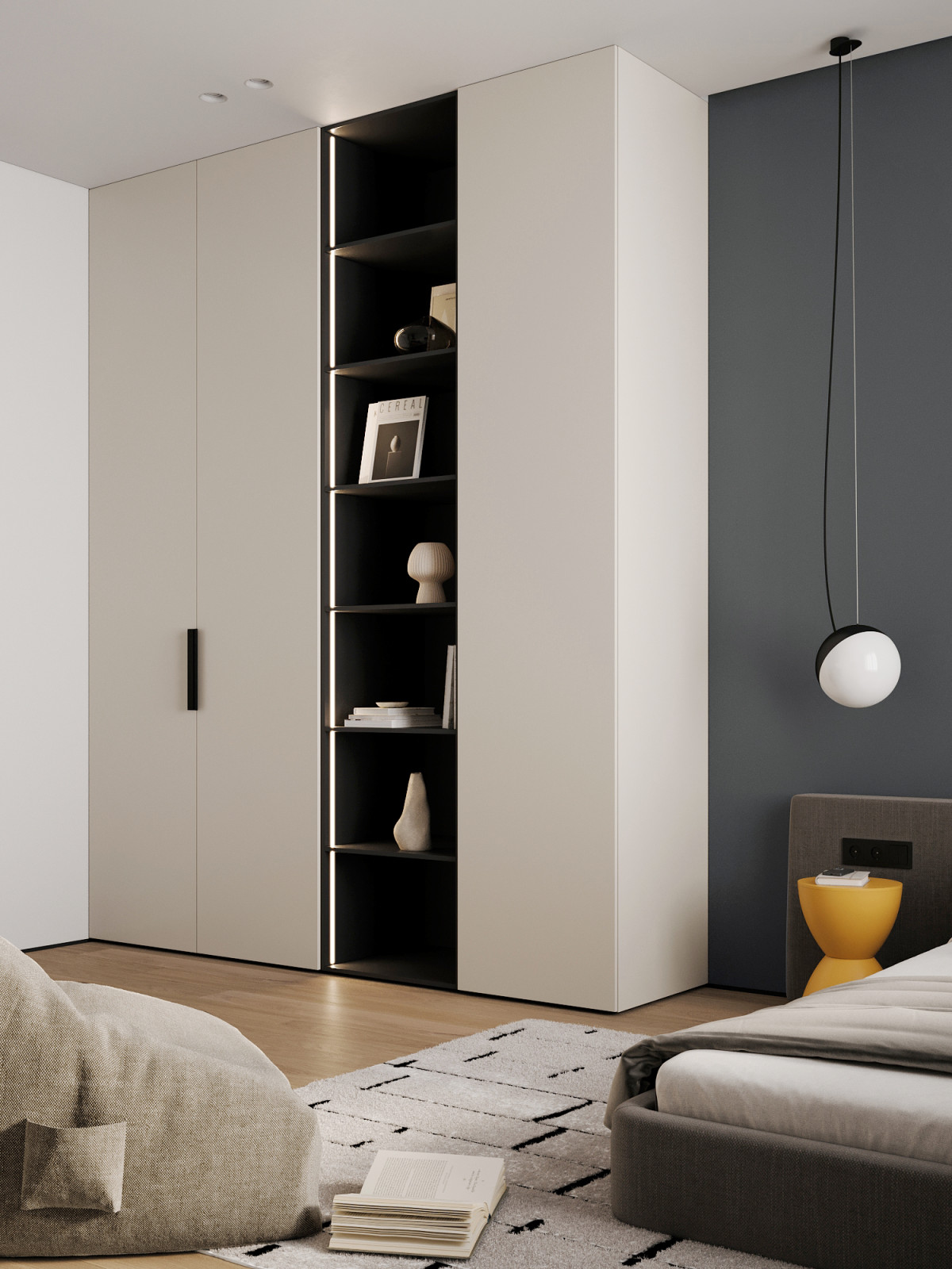 ЖК «Grand View» - квартира площадью 111,8 м2 в стиле уютный минимализм