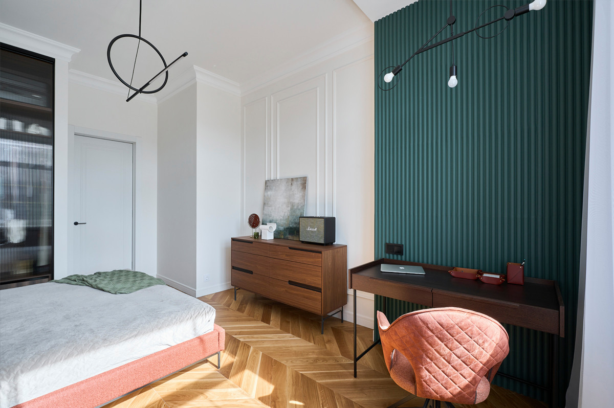 Дизайн  квартиры в стиле Mid-century