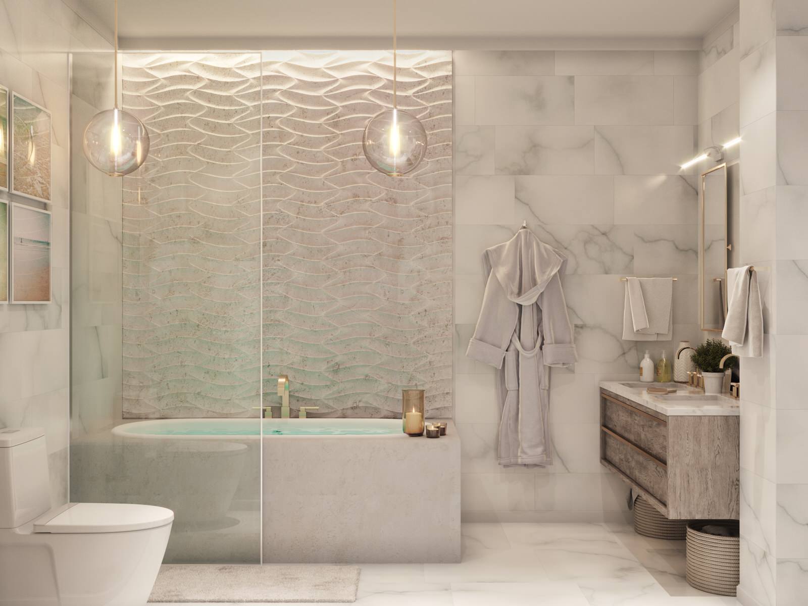 Мягкий эклектичный интерьер квартиры 205 кв.м.